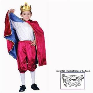  King Red Child Toddler Baby Infant Royalty Costume Deluxe Royal King 