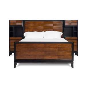  King Panel Bed w/ Pier Nightstand (B1356 64HR1)