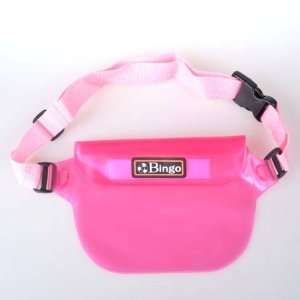  BestDealUSA Pink Waist Bag Waterproof For Beach Swimming 