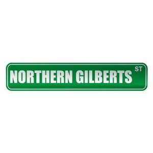   NORTHERN GILBERTS ST  STREET SIGN CITY KIRIBATI