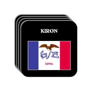  US State Flag   KIRON, Iowa (IA) Set of 4 Mini Mousepad 