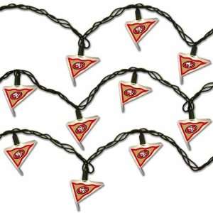  SAN FRANCISCO 49ERS String of PARTY / CHRISTMAS PENNANT 