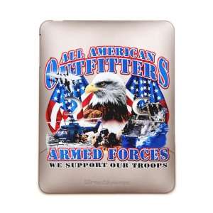 iPad 5 in 1 Case Metal Bronze All American Outfitters Armed Forces 