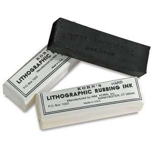  Korns Lithographic Rubbing Ink Sticks   Rubbing Stick 