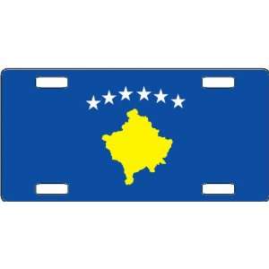  Kosovo Flag Vanity License Plate 