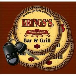  KRINGS Family Name Bar & Grill Coasters