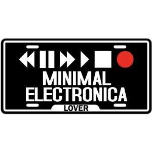   New  Play Minimal Electronica  License Plate Music