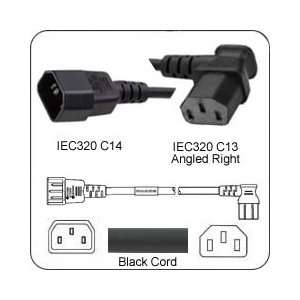   Plug to C13 Connector Right 8 Feet 15a/250v 14/3 SJT