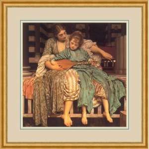   Music Lesson by Lord Frederic Leighton   Framed Artwork Home