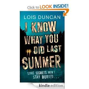 Know What You Did Last Summer Lois Duncan  Kindle Store