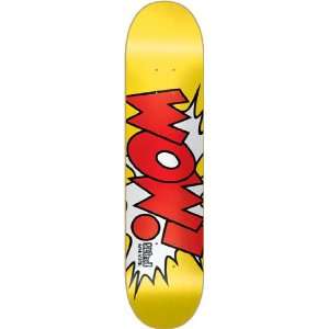 Blind Wow Skateboard Deck   7.75 Yellow 