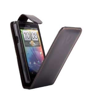     HTC EVO 3D Black Specially Designed Leather Flip Case Electronics