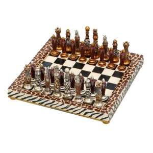  Safari Theme Chess Set Toys & Games