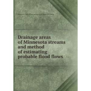  areas of Minnesota streams and method of estimating probable flood 
