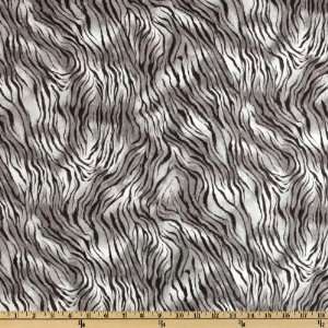  44 Wide Tigers Animal Print Grey Fabric By The Yard 