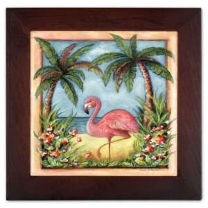  Flamingo Ceramic Wall Decoration