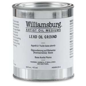   Artist Oil Mediums   16 oz, Lead Oil Ground