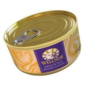  Wellness WELL9016/7/8 Salmon and Trout Formula Canned Cat 