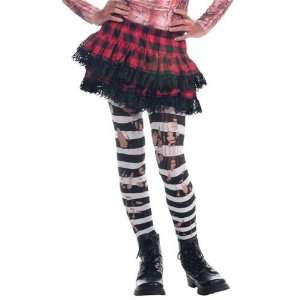  Black and White Ripped Kids Thigh High Tights Kitchen 