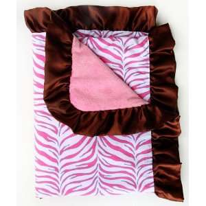  Zebra Ruffle Blanket   Boutique Collection Baby