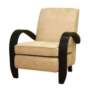    Upholstery Club Arm Accent Chair   Camel Finish Furniture & Decor