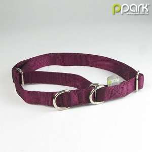  Two way Dog Collar   Wine Red   Large