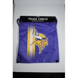   Minnesota Vikings NFL Team Cinch Drawstring Backpack 