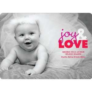 joy & LOVE Holiday Photo Cards by giggle Health 
