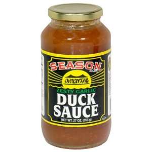  Seasons, Sauce Duck Zesty Garlic, 27 OZ (Pack of 12 