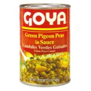 Goya Green Pigeon Peas in Sauce 15 oz Grocery & Gourmet Food