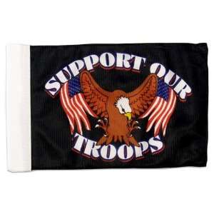  Hot Leathers Support our Troops Mini Flag Patio, Lawn 