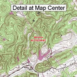   Topographic Quadrangle Map   Meadow, Tennessee (Folded/Waterproof