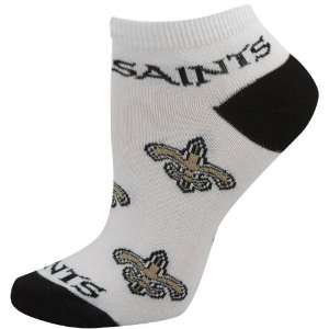  New Orleans Saints Ladies White 6 11 Team Logo Ankle Socks 