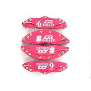  BIG D2 Pink Caliper Covers Brake Set Front and Rear 