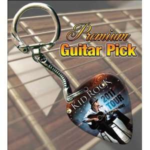  Kid Rock 2011 Tour Premium Guitar Pick Keyring Musical 