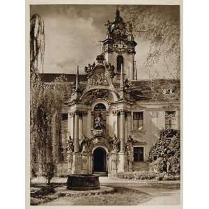  1928 Monastery Durnstein Wachau Austria Photogravure 