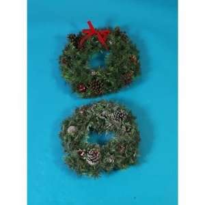    18 Decorated Wreath  6 Styles Case Pack 12