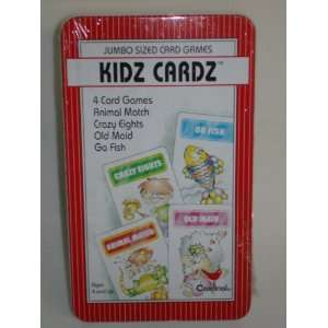  KIDZ CARDS **4 CARD GAMES**   ANIMAL MATCH   CRAZY EIGHTS 