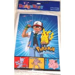 Pokemon Party Gift Favor Bags, 8 Pc.