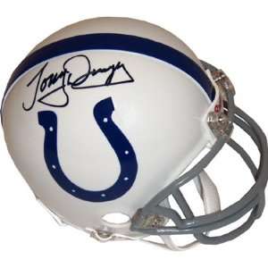 Tony Dungy Autographed Indianapolis Colts Riddell Mini Helmet