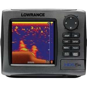  Lowrance Reconditioned Hds 5 X Sonar With Transducer Electronics