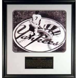   Mantle Phtoograph   16x20   On Deck Circle Framed