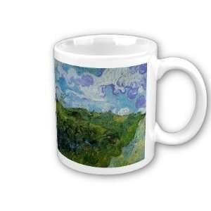    Green Wheat Fields by Vincent Van Gogh Coffee Cup 