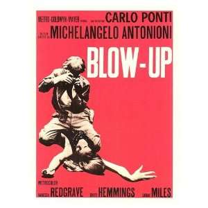  Blow Up Movie Poster, 11 x 15.5 (1966)