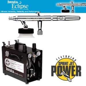 HP BCS 0.5mm Eclipse Airbrush With IS975 Power Jet 