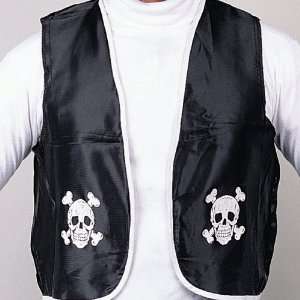 Lets Party By Rubies Costumes Pirate Adult Vest (Black) / Black   Size 