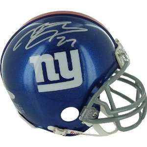   Brandon Jacobs Super Bowl XLII Autographed Riddell Mini Replica Helmet