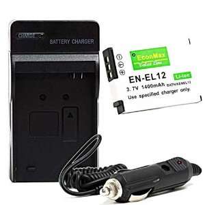   Battery+Charger for Nikon S70 S620 S630 S1000pj