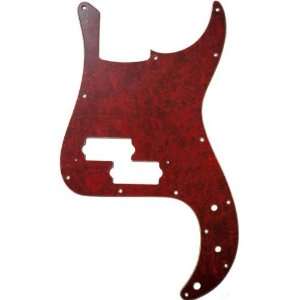  MIJ Pickguard For Fender Precision Bass Red Tortoise Shell 