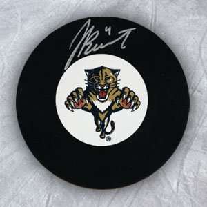  JAY BOUWMEESTER Florida Panthers SIGNED Hockey Puck 